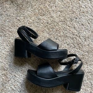 Black Platform Sandals